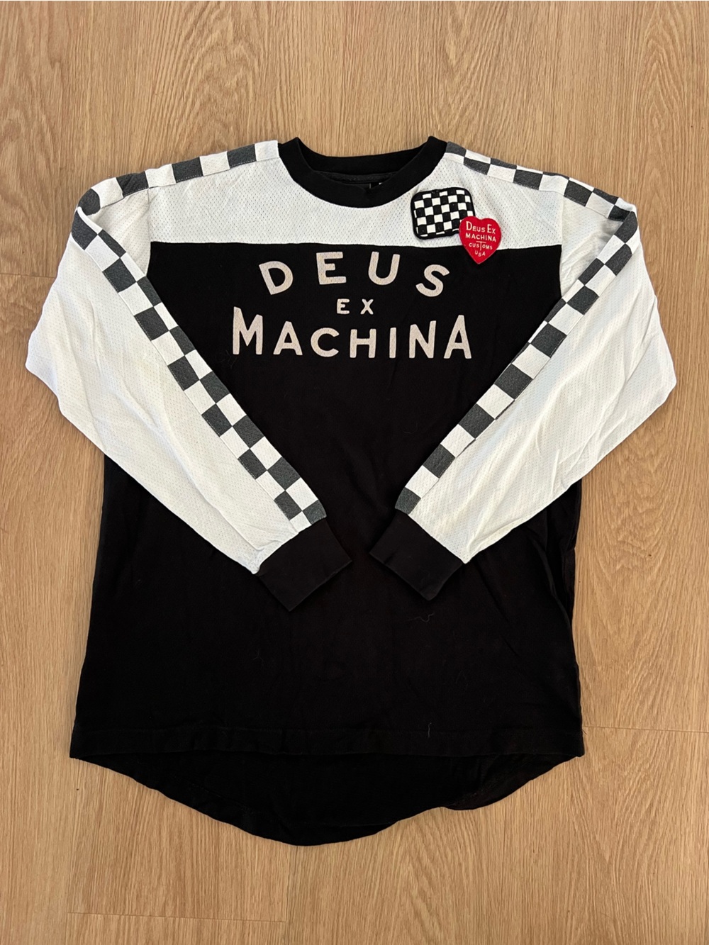 Deus Ex Machina Black & White Racing jersey